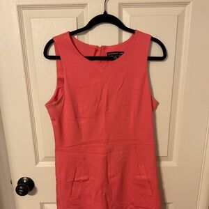 Banana Republic MadMen Coral Pink dress, Size 10